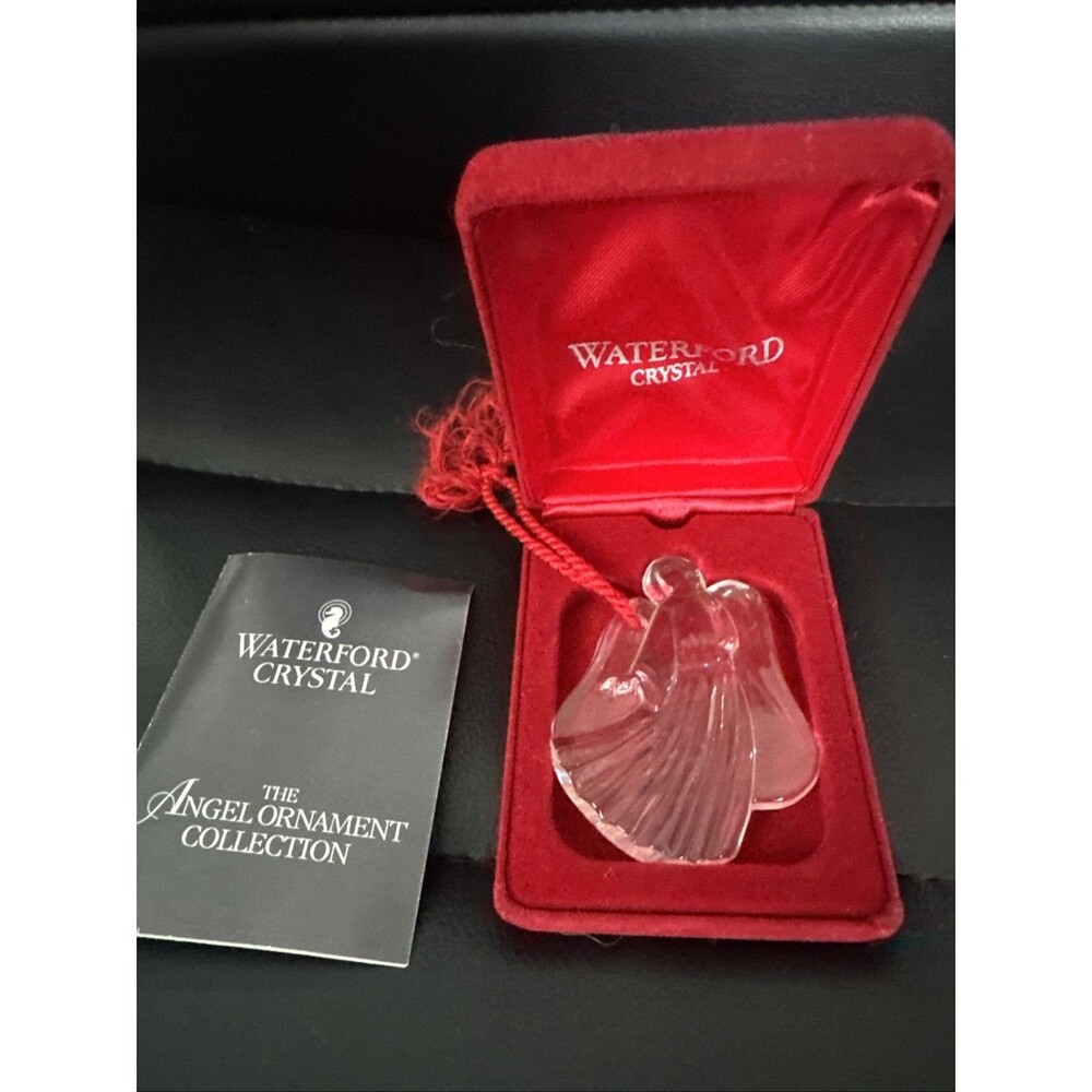 WATERFORD CRYSTAL THE ANGEL ORNAMENT COLLECTION 1995 EDITION CHRISTMAS